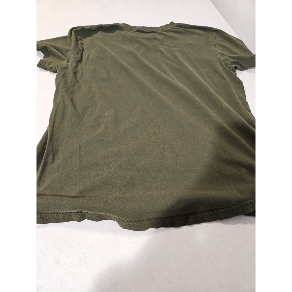 Nomad Brand T-shirt Olive With Camo Zip Chest Pocket Mens Lg (1406 - Picture 8 of 8